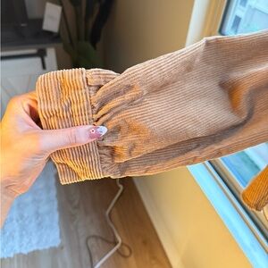 Stella & Dot Tan Corduroy Jacket